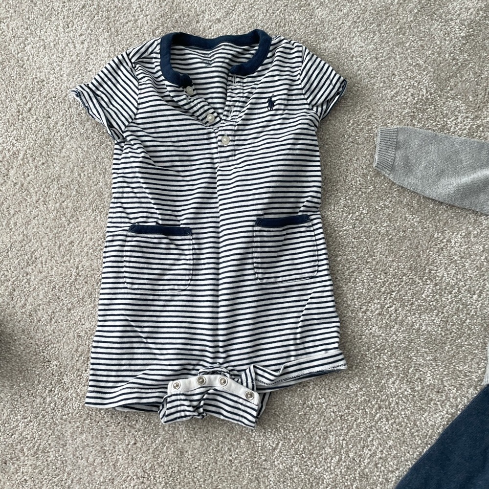Ralph Lauren striped Onsie